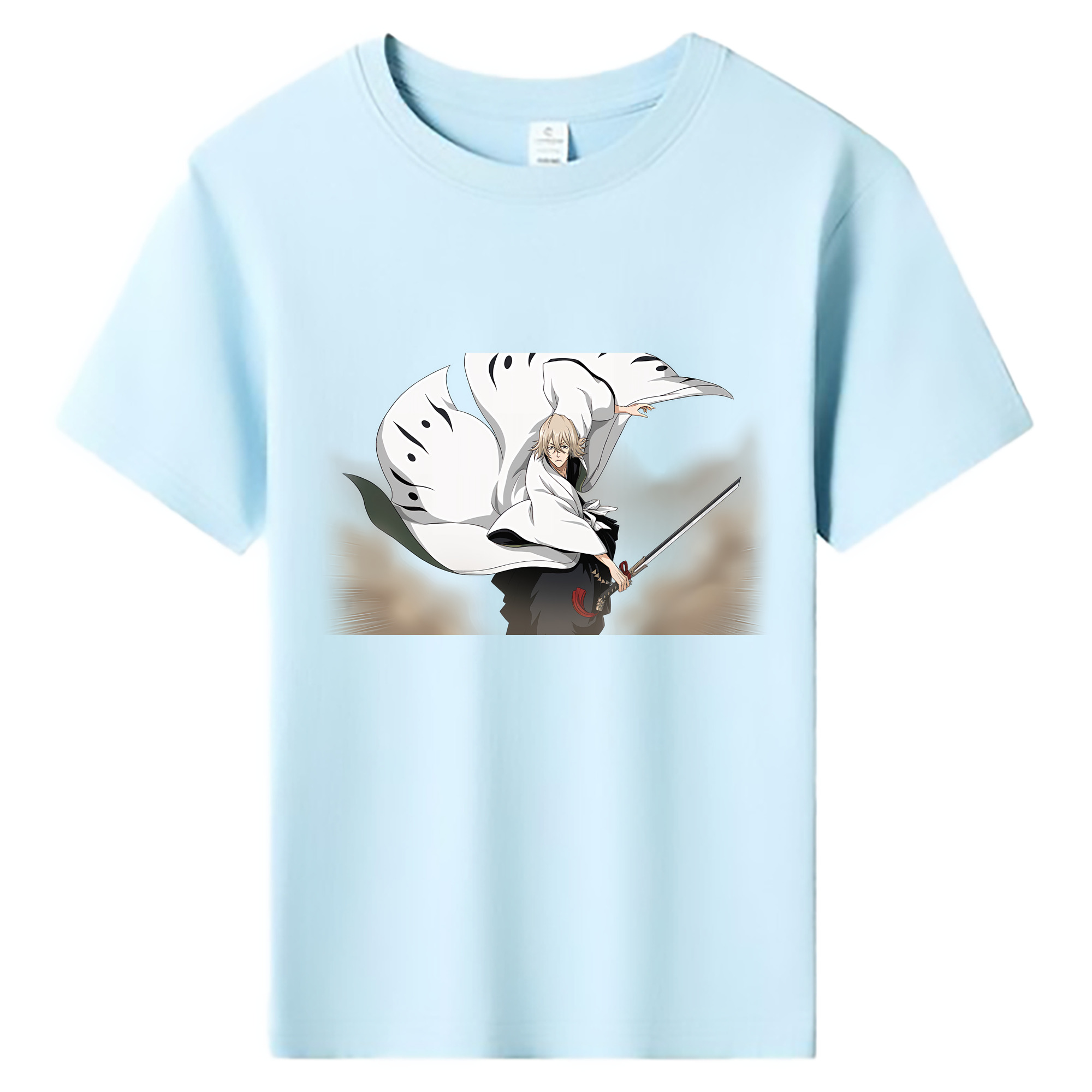 （画像用） "ブリーチ 浦原 喜助（うらはら きすけ） BLEACH Urahara Kisuke " 綿100％キッズTシャツ（フロントプリント）